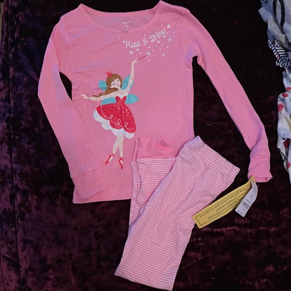 Carters - Girls Long Sleeve Pajamas - Picture 1 of 3